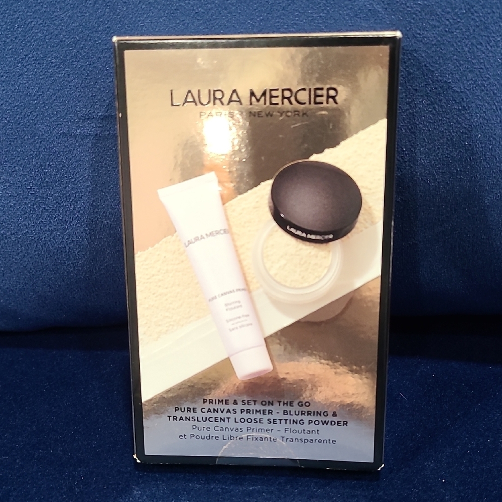 Laura Mercier Pure Canvas Primer and Setting Powder Set - Black